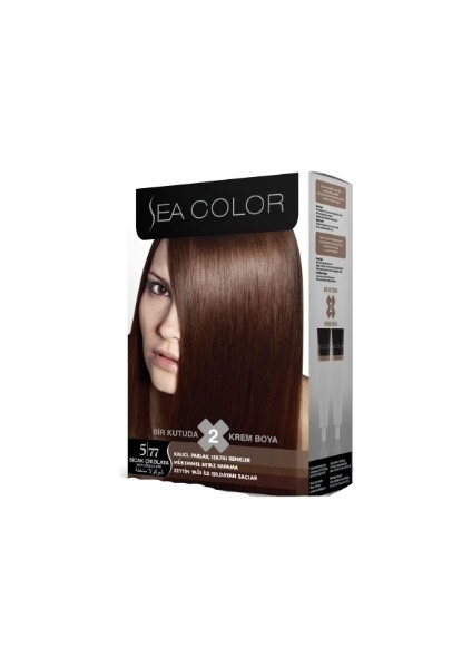 Color Kit Saç Boyası Sıcak Çikolata 5.77 4 Adet