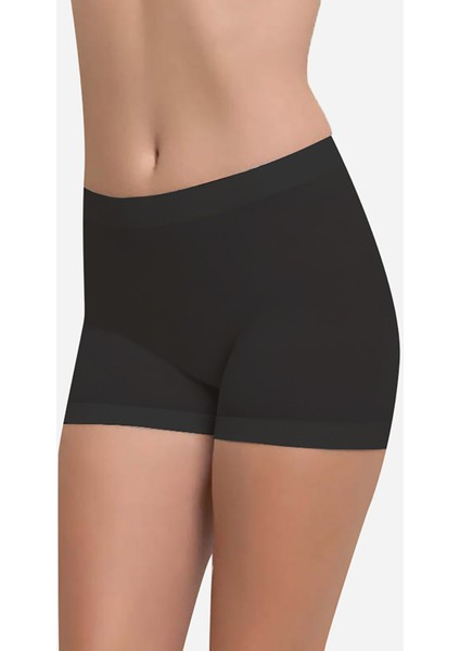 Siyah Dikişsiz 3lü Ağlı Şort Külot fiyatları