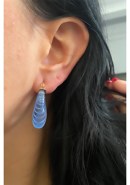 Gold Kaplama Tasarım Küpe modelleri