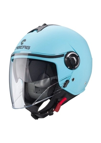 Rıvıera V4 x Mat Mavi Yarım Kask