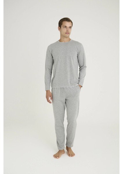 Mulvxbrf BRF02 9222 Erkek O.yaka Pijama Takım (Mulvix)