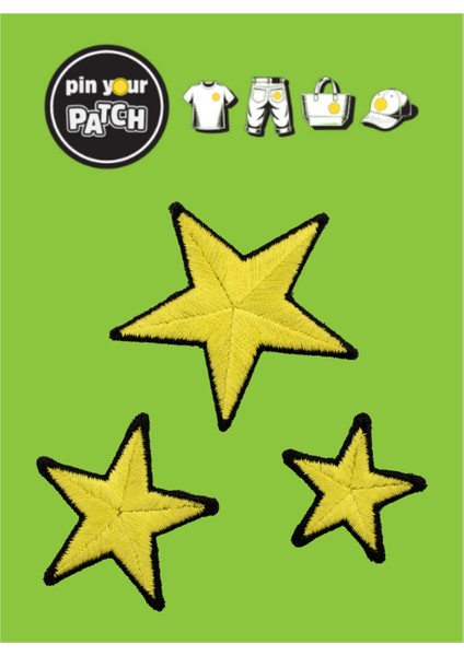 Ütü ile Yapışan Yama 7043 Yıldızlar