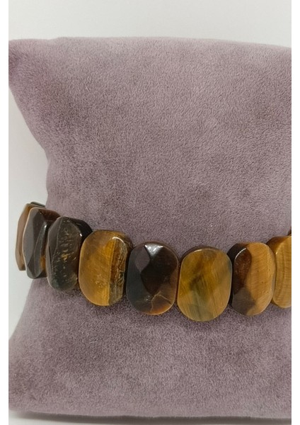 Rolex Kesim Kaplan Gözü Doğal Taşlı Bileklik modelleri