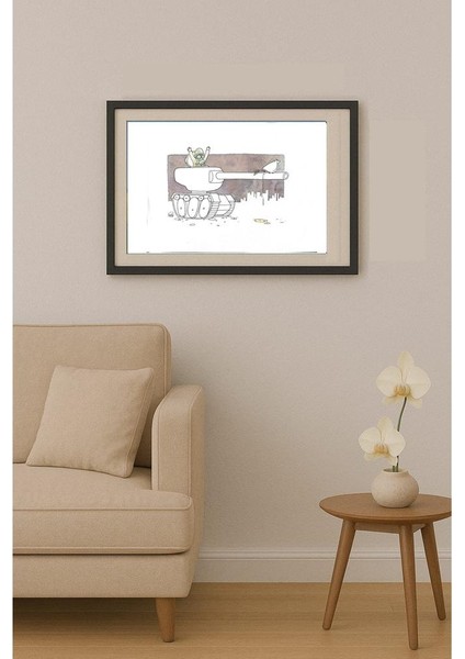 Thiwawat 37x28cm Orijinal Karikatür Tablo fiyatları