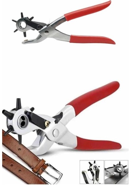 Kemer Delme Pensesi- Kemer Delik Açma Zımbası Paslanmaz Çelik - F451K190-U55451