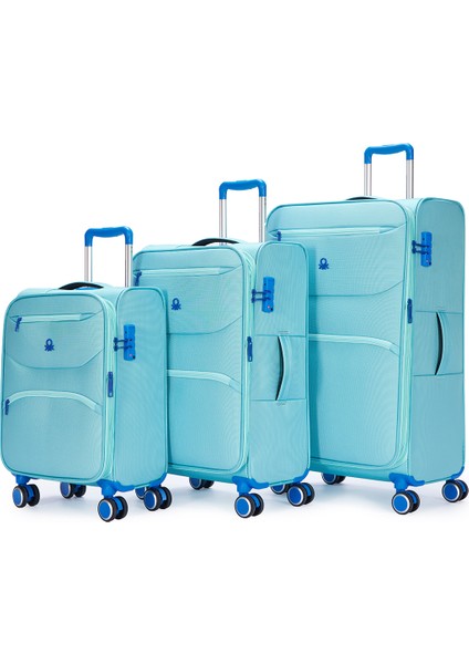 14BNT2400 Polipropilen 3 Lü Valiz Seti