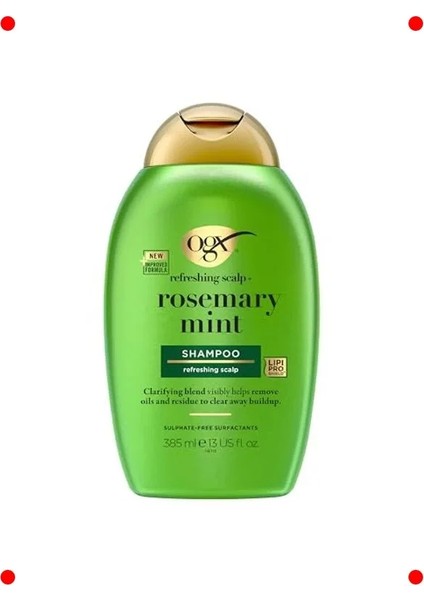 Biberiye & Nane Arındırıcı Sülfatsız Şampuan 385 ml