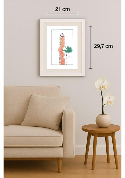 Wang Jinhai 29X21CM Orijinal Karikatür Tablo indirimleri