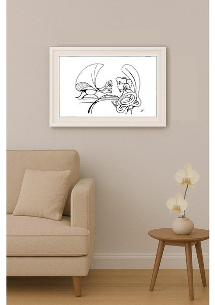 Morhaf Youssef 29X21CM Orijinal Karikatür Tablo indirimleri