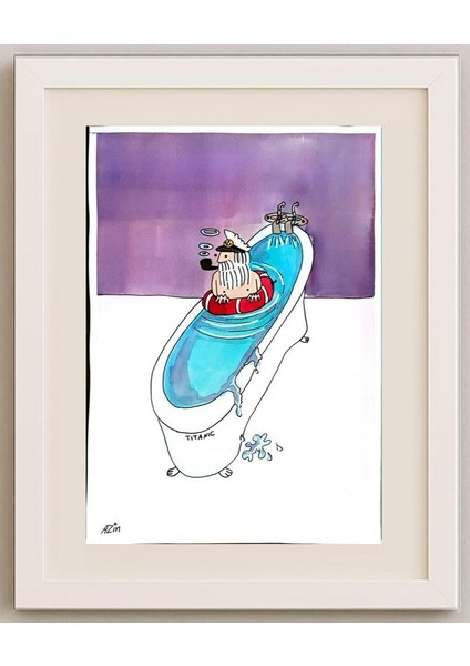 Marzeyah Rezaei 29X21CM Orijinal Karikatür Tablo fırsatları