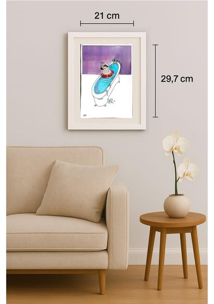 Marzeyah Rezaei 29X21CM Orijinal Karikatür Tablo indirimleri