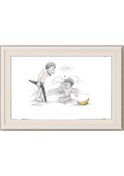 Wolfgang Schlegel 29X21CM Orijinal Karikatür Tablo fırsatları