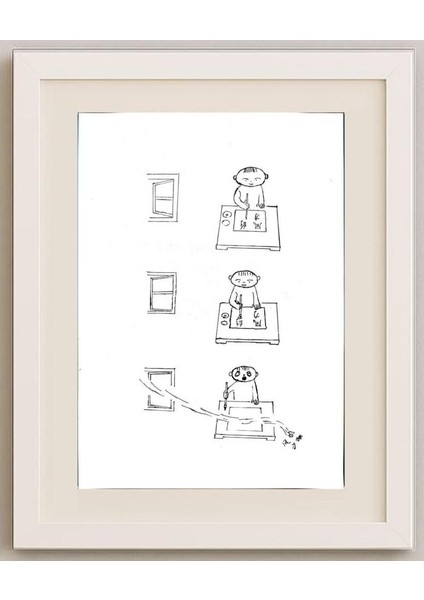 Sun Weijian 29X21CM Orijinal Karikatür Tablo fırsatları