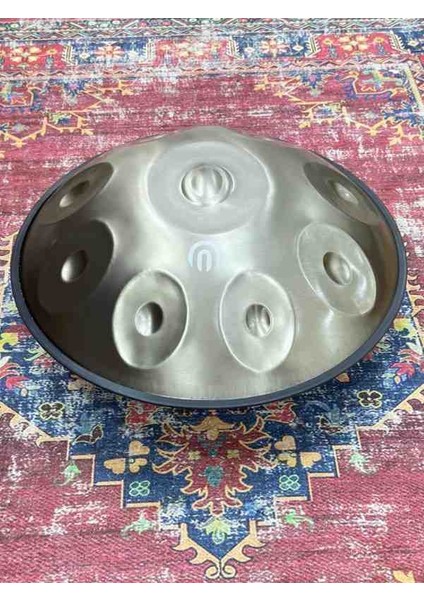 Steel Handpan 9 Nota Re Minör Çanta Renkli Kuşak Bakım Yağı