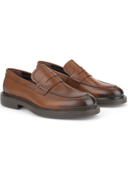 , Erkek Hakiki Deri Ayakkabı 15350Z1112 Taba fiyatları