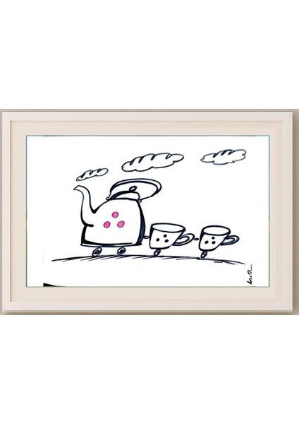 Chernyshev Yuliya 29X21CM Orijinal Karikatür Tablo fırsatları