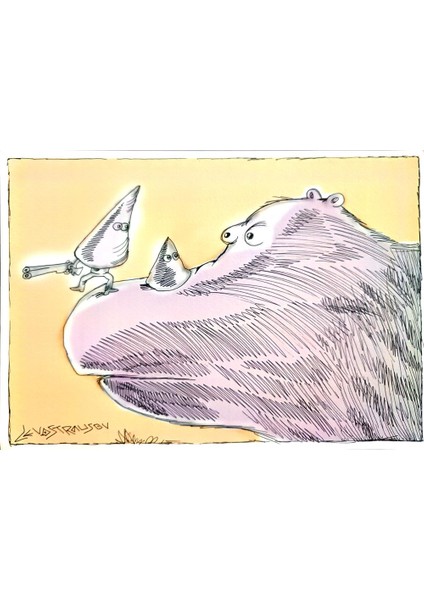 Chenzov Lev 29X21CM Orijinal Karikatür Tablo modelleri