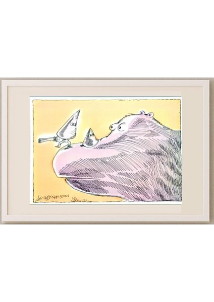 Chenzov Lev 29X21CM Orijinal Karikatür Tablo fırsatları