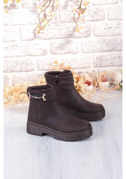 1187 Rahat Sıcak Astar Kaymaz Taban Fermuarlı Kadın Bot fırsatları