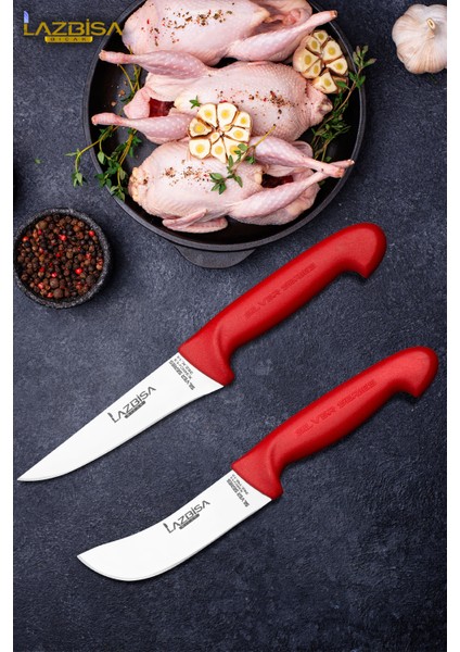 Silver Serisi Mutfak Bıçak Seti Yüzme Sıyırma Et Ekmek Sebze Bıçağı 2 Li Set Hds-74