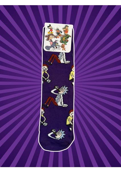 Unisex Renkli Eğlenceli Hediyelik Çorap