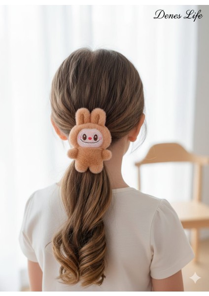 Labubu Figürlü Peluş Toka