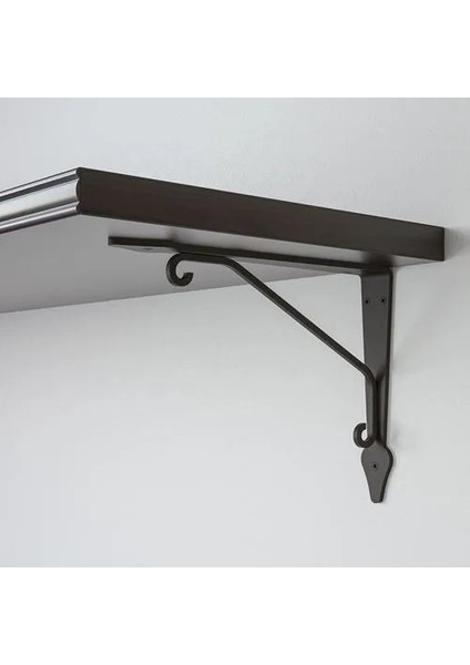 Bergshult/krokshult Duvar Rafı Venge Antrasit 80 x 30 cm fırsatları