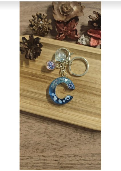 Harfli Nazarlıklı Anahtarlık