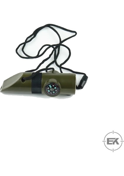 Erolav 7'si 1 Arada Acil Durum Düdüğü | Pusula, Fener, Termometreli Hayatta Kalma Kiti modelleri