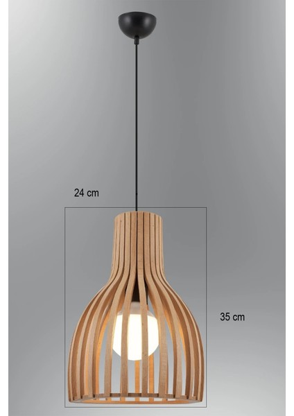 Portofino Yuvarlak Modern Klasik Rustik Retro Vintage Naturel Dekoratif Ahşap Çıtalı Sarkıt Avize fiyatları