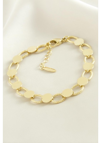 Xuping Oval Lüks Çelik Bileklik