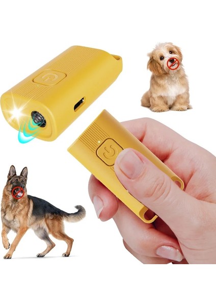 Mini Ultrasonik Şarjlı Köpek Eğitim Cihazı – Taşınabilir Havlama Kontrol ve Uzaklaştırma Aleti indirimleri