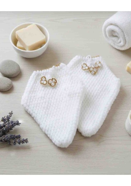 2'li Örgü Banyo Lifi - Çeyizlik, Hediye, Gelin Lifi