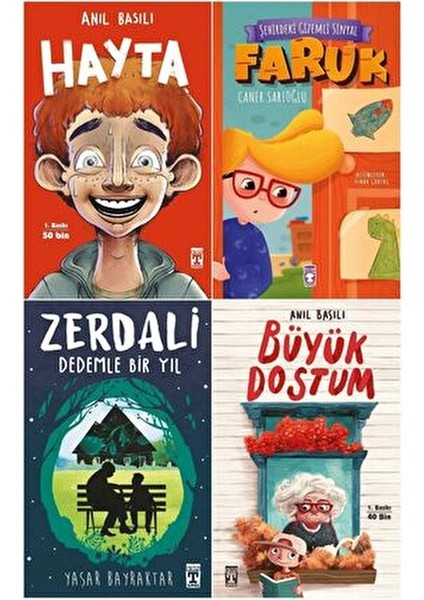 Hayta & Faruk & Zerdali Dedemle Bir Yıl & Büyük Dostum - 3. 4. 5. 6. Sınıf Hikaye Seti