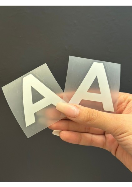 2 Li Ütü Ile Yapışan A Harfi Arma Transfer Baskı 5x5 cm modelleri