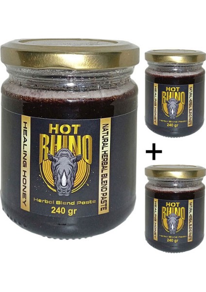 Bonie Hot Rhino 240 gr 3 Adet Erkeğe Katılaştırıcı Macun