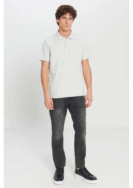 %100 Pamuk Slim Fit Dar Kesim Polo Yaka Jakarlı Triko Tişört fiyatları