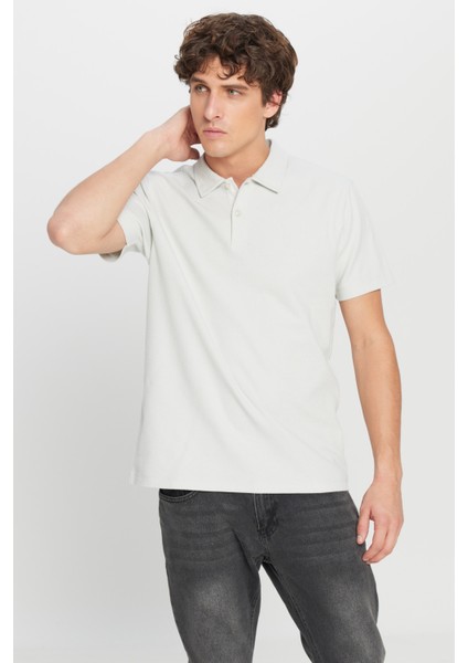 %100 Pamuk Slim Fit Dar Kesim Polo Yaka Jakarlı Triko Tişört modelleri