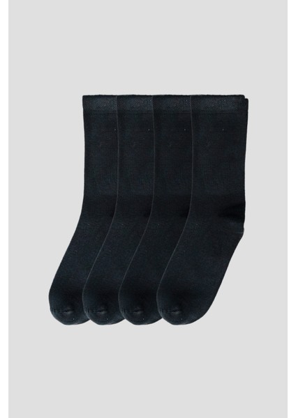 4 Çift Mevsimsel Bamboo Çocuk Soket Çorap