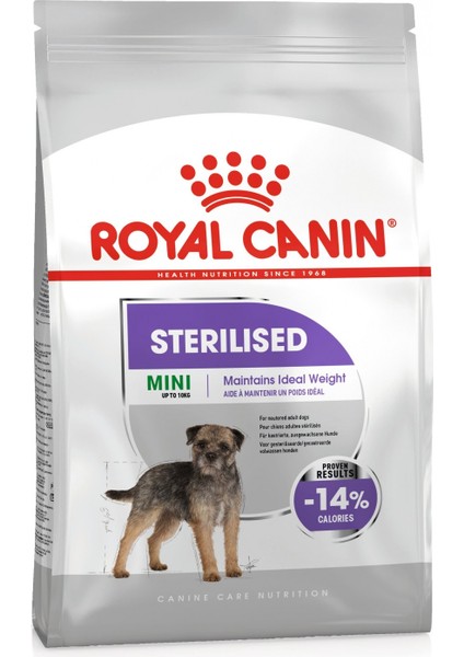 Mini Sterilised Kısırlaştırılmış Köpekler Için Yetişkin Köpek Mam