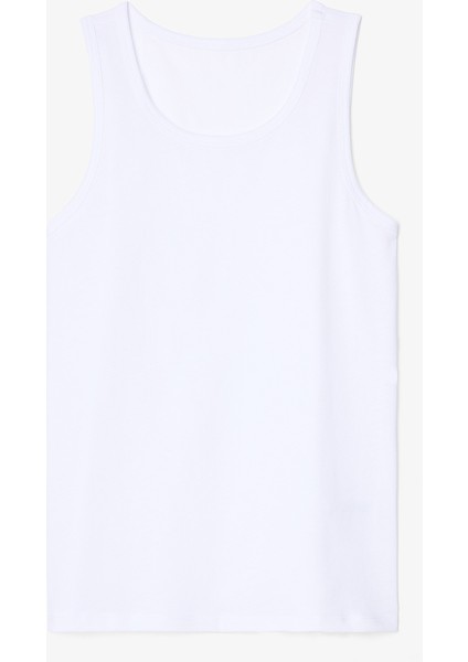 Çok Renkli Erkek Çocuk Pamuklu Basic Kalın Askılı 3'lü Atlet