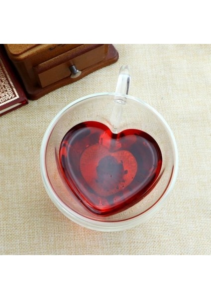 Kalp Şeklinde Cam Bardak fiyatları