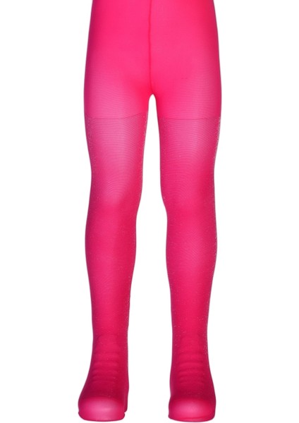 Işıl Gümüş Simli Çocuk Külotlu Çorap