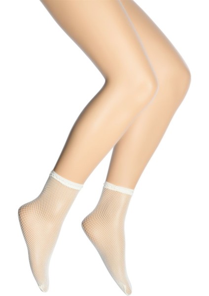 File Soket Kadın Çorap Ekru / 55 fiyatları