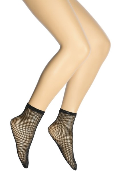 Simli File Soket Kadın Çorap Siyah / 500 fiyatları