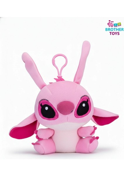 Lilo ve Stitch 10 cm Mini Boy Sevimli Kaliteli Peluş Oyuncak Mavi Pembe