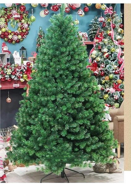 250 cm Yılbaşı Ağacı 1650 Gür Dallı Metal Gövde Metal Ayak Çam Ağacı fırsatları