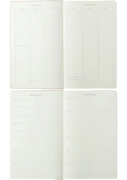 Classic 2026 Günlük Ajanda 13X21 Cm. Sert Kapak. Ivory 70 GR.384 Sayfa. Cepli.lastikli.lila