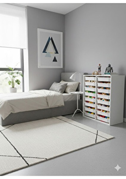 16 Çekmeceli Çok Amaçlı Oyuncak Dolabı ve Saklama Ünitesi – Çocuk Odası Düzenleyici Etiket Hediyeli