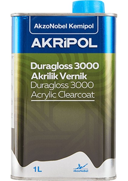 Akripol 2k Akrilik Duragloss Clear 3000 Vernik 1 Litre indirimleri